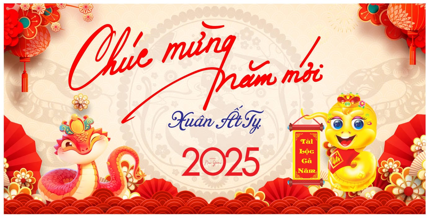 Chúc mừng năm mới 2025!